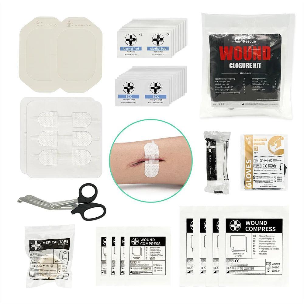 Kit Médical de Traumatologie de Sauvetage – Fournitures de Premiers Soins d’Urgence IFAK - Variante