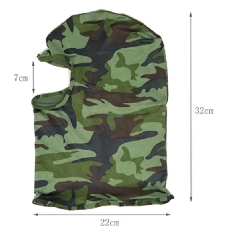 Cagoule 3D Camouflage – Polyvalente pour Chasse, Cyclisme et Outdoor