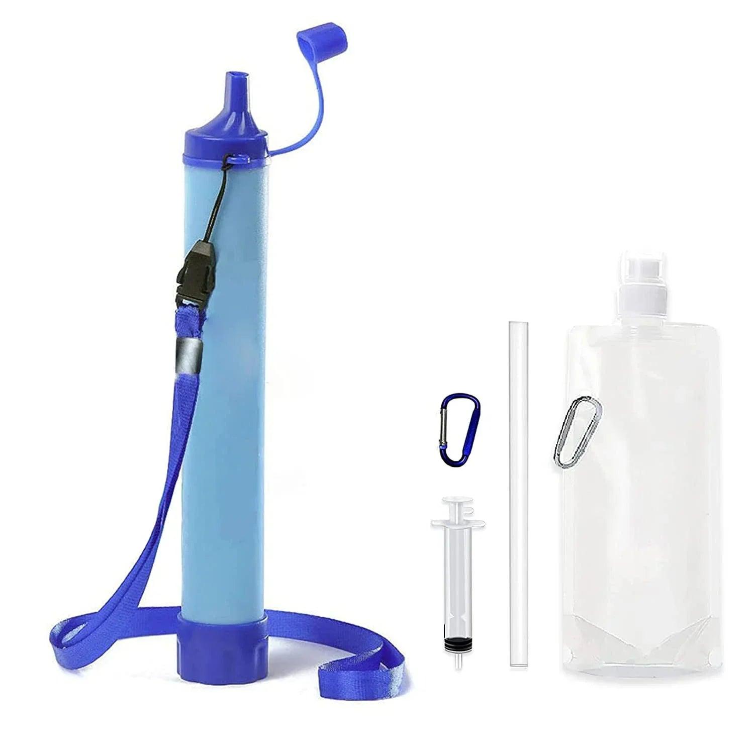 Purificateur d'Eau Portable d'Urgence - Filtre à Eau pour Camping et Survie