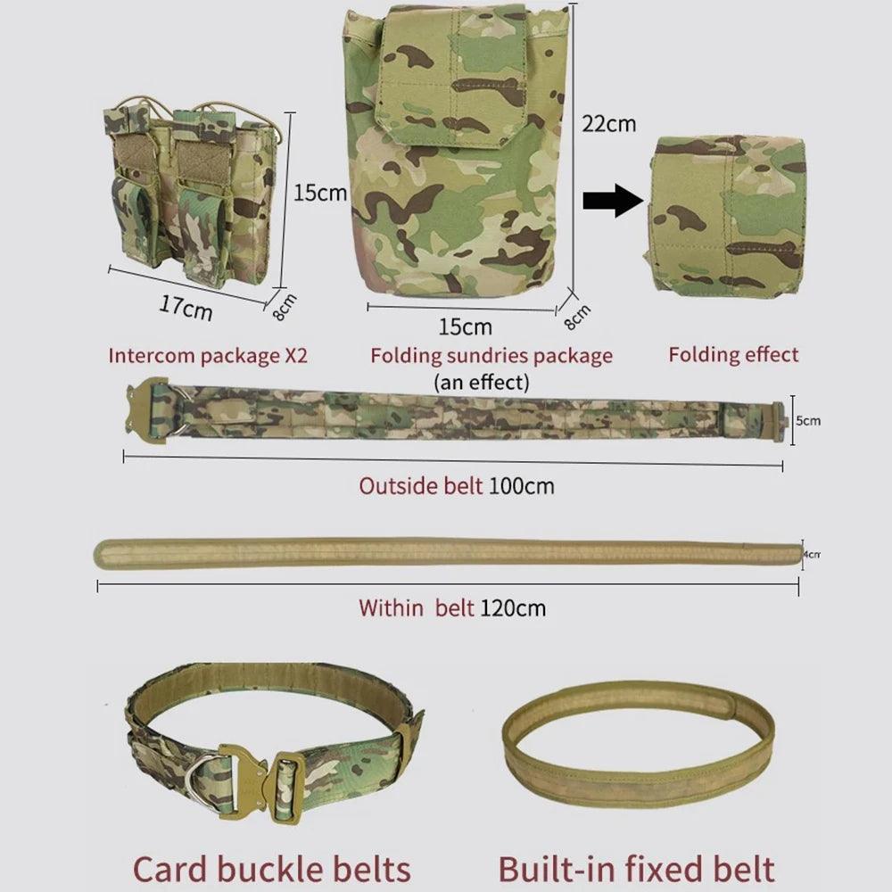 Sac MOLLE de Ceinture – Polyvalent pour Chasse, Sécurité et Outdoor