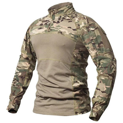 Chemises de Chasse Élastiques pour Hommes - Camouflage Outdoor - Variante