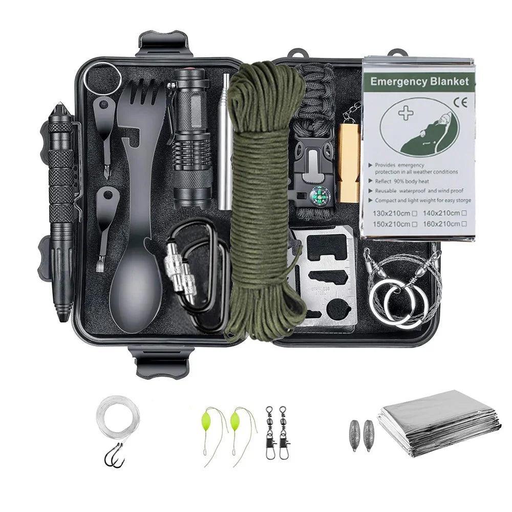 Kit de Survie d’Urgence Professionnel – Équipement Multifonction pour Aventures Outdoor