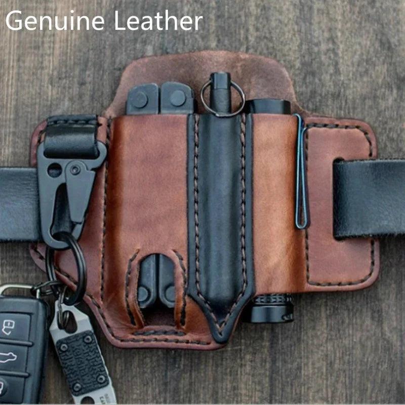 Gaine en Cuir pour Multi-Outils – Accessoire EDC Durable et Élégant - Variante