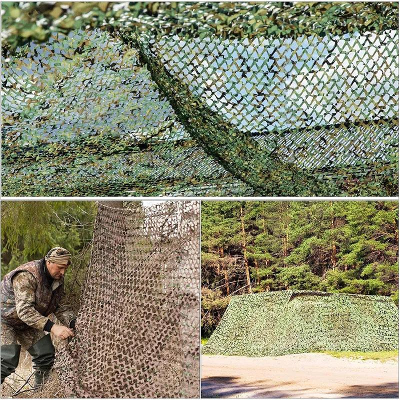 Filet Pare-Soleil Camouflage – Polyvalent pour Outdoor, Chasse et Décoration