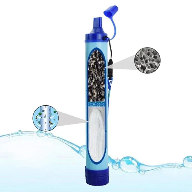 Purificateur d'Eau Portable d'Urgence - Filtre à Eau pour Camping et Survie