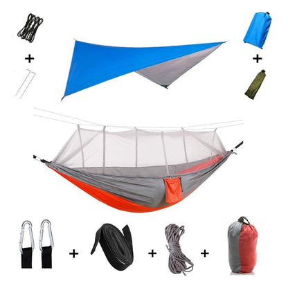 Hamac de Camping avec Moustiquaire – Abri Portable et Lit de Survie - Variante