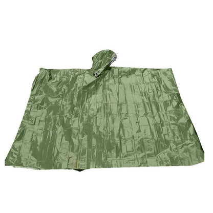 Poncho en Film d'Aluminium d'Urgence – Couverture Thermique et Imperméable