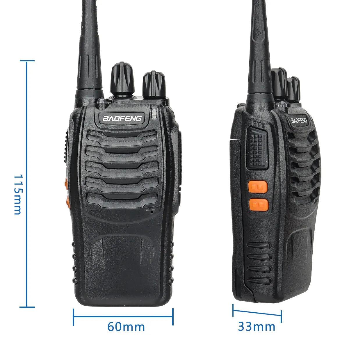 Baofeng BF-888S – Talkie-Walkie Bidirectionnel UHF Longue Portée 100 km