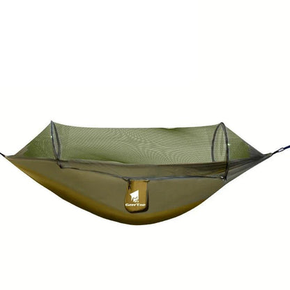 Hamac Extérieur Imperméable en Nylon - Tente Anti-Moustique pour Camping et Survie