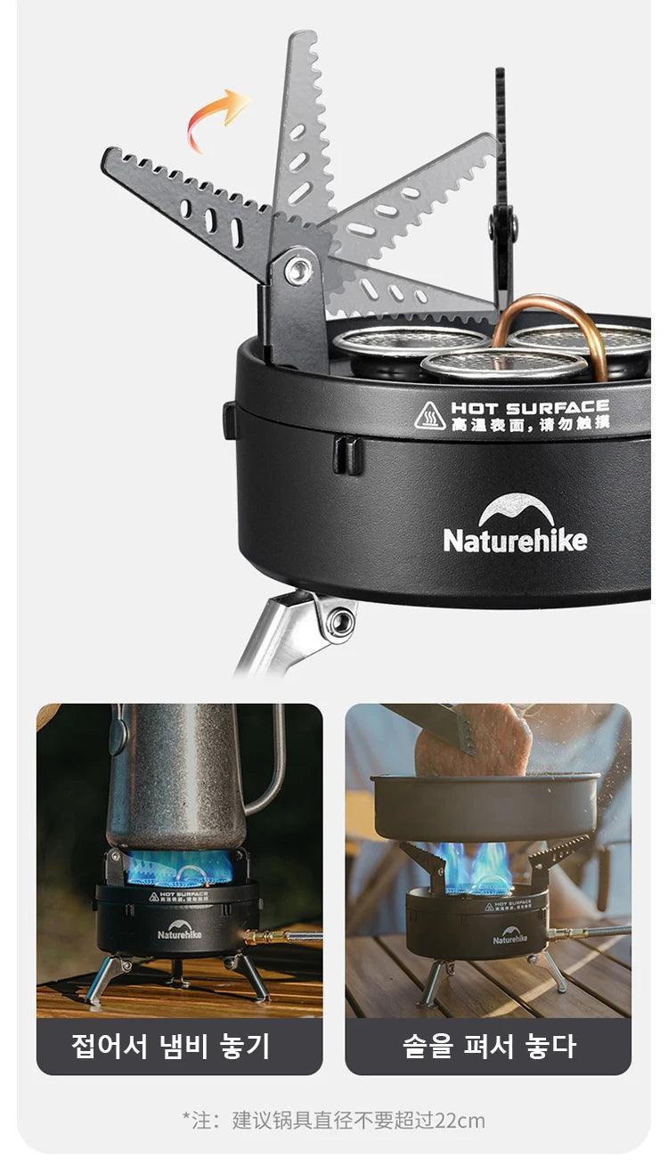 Réchaud de Camping Natureifa – Réchaud à Gaz Pliable pour Pique-Nique et Outdoor