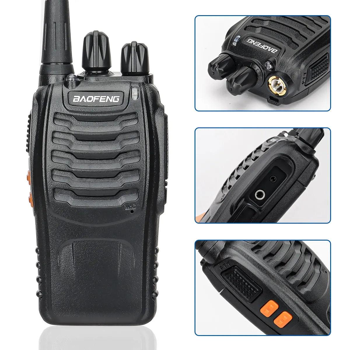 Baofeng BF-888S – Talkie-Walkie Bidirectionnel UHF Longue Portée 100 km