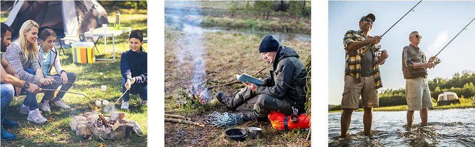 Kit de Survie d’Urgence Militaire 23-en-1 avec Filtre à Eau – Idéal pour Camping et Randonnée