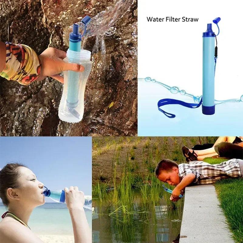 Purificateur d'Eau Portable d'Urgence - Filtre à Eau pour Camping et Survie