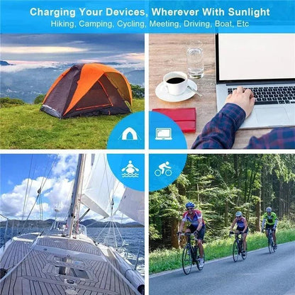 Panneaux Solaires Portables Pliables – Chargeur USB 800W pour Énergie Mobile